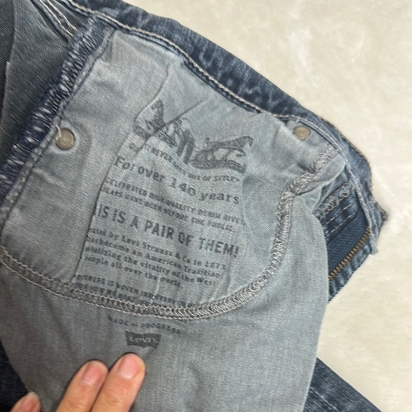 Levi's Blue Straight Jeans Classic Style - Picture 4 of 8